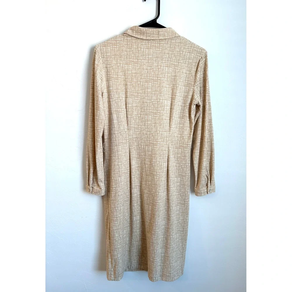 J.McLaughlin Calla Catalina Long Sleeve‎ Shirt Dress Preppy Career Office Luxury - Picture 5 of 5